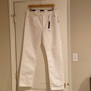 Never worn banana republic size 31 stay white denim jeans